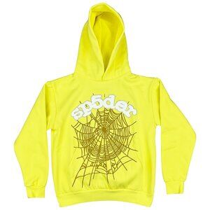 Sp5der Websuit Hoodie Sweatshirt Yellow | Spider Worldwide
